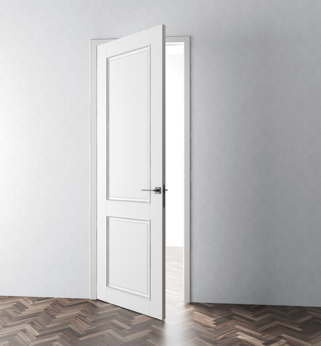 Stylové bílé dveře MILANO.