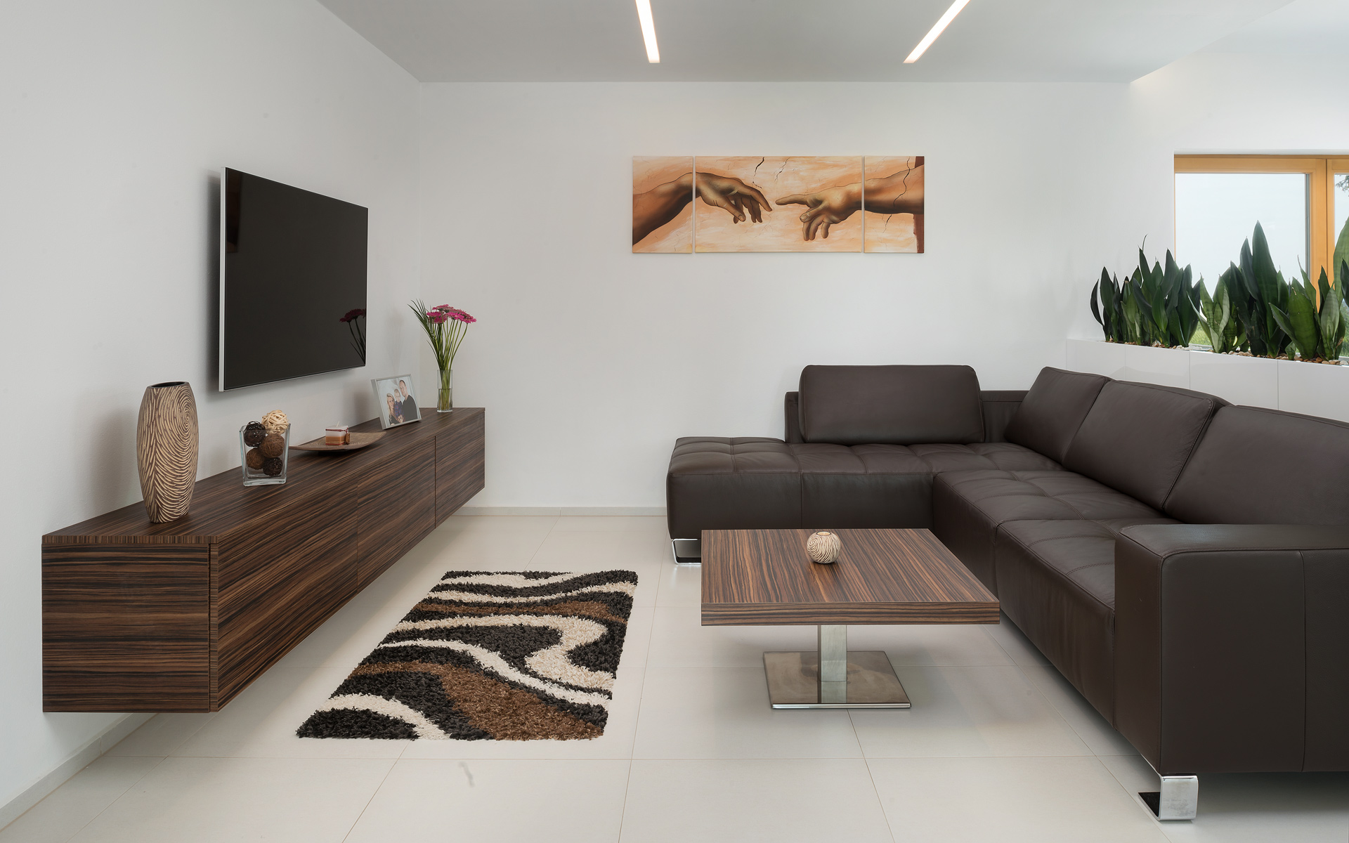 Hanák nábytek realizace Interiér Obývací pokoj