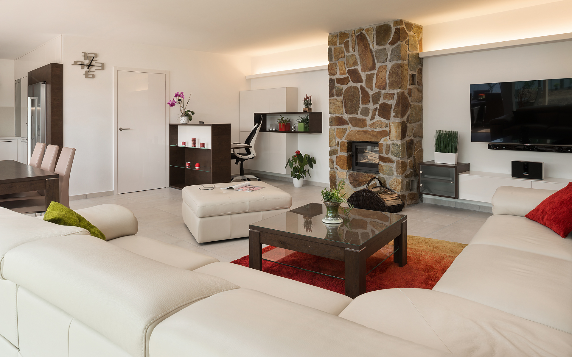 Hanák nábytek Realizace Interiér Obývací pokoj